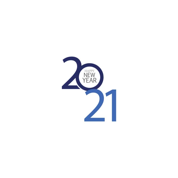 Новым 2021 Годом Дизайн Календаря Поздравительных Открыток Печати — стоковый вектор