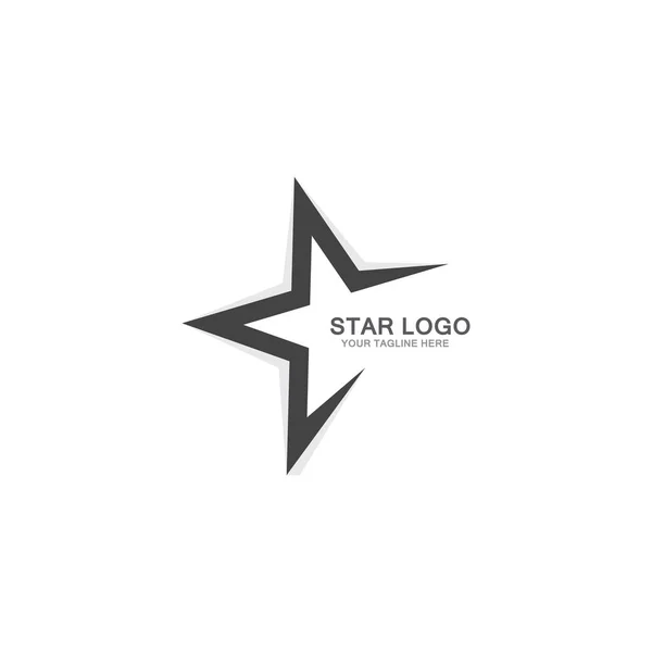 Ikona Šablony Hvězdného Loga — Stockový vektor