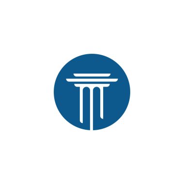 Sütun logosu ve sembol vektörü