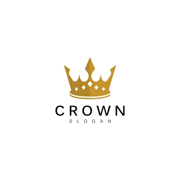 Crown Logo Template Vector Illustratie — Stockvector