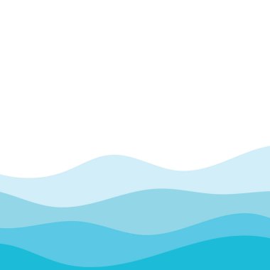 Soyut Su Dalgası Vektör Çizim Arkaplanı