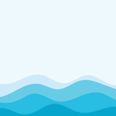 Soyut Su Dalgası Vektör Çizim Arkaplanı