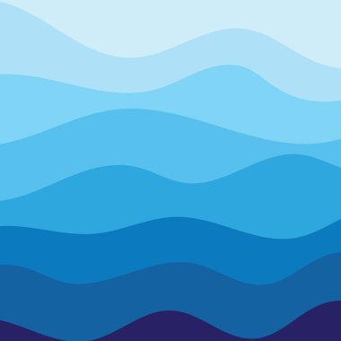 Soyut Su Dalgası Vektör Çizim Arkaplanı