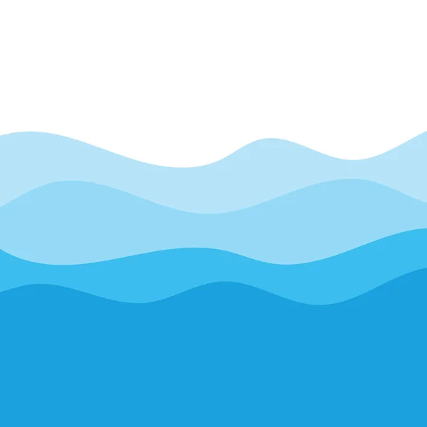 Soyut Su Dalgası Vektör Çizim Arkaplanı