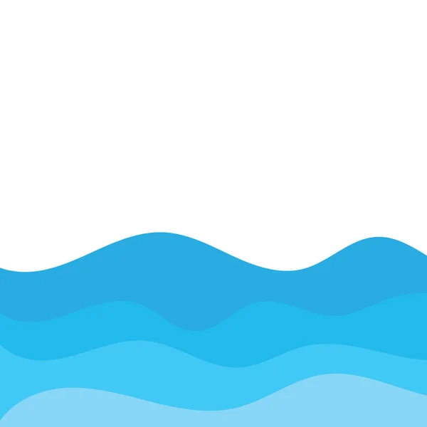 Soyut Su Dalgası Vektör Çizim Arkaplanı