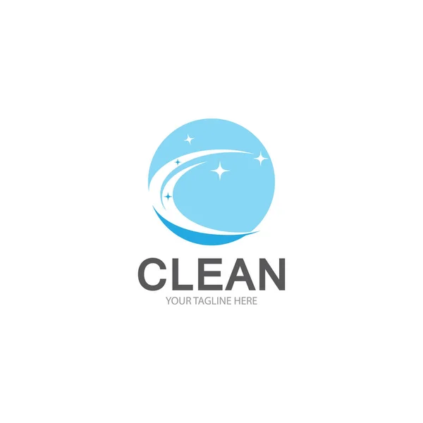 Cleaning Logo Symbol Illustration Vector Template — Stock Vector