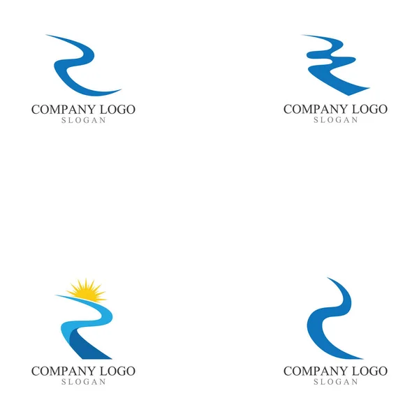 Letter Logo Template Vector Illustration — 스톡 벡터