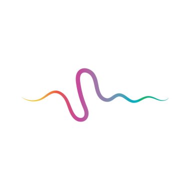 Ses dalgası logo şablonu vektörü