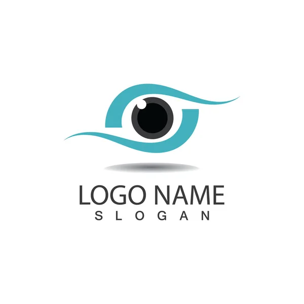 Ögonvård Logotyp Och Symbol Vektor — Stock vektor