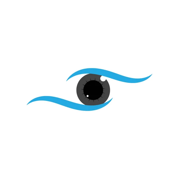 Logotipo Olho Cuidado Vetor Símbolo — Vetor de Stock