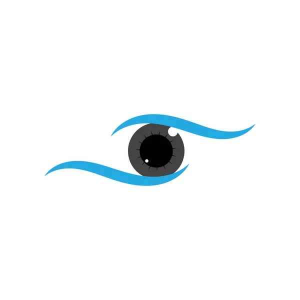 Logo Soin Des Yeux Vecteur Symbole — Image vectorielle