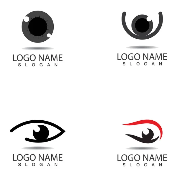 Ögonvård Logotyp Och Symbol Vektor — Stock vektor