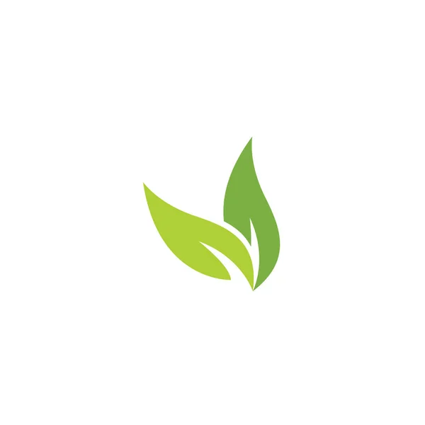 Illustration Vectorielle Feuille Verte Eco Icon — Image vectorielle
