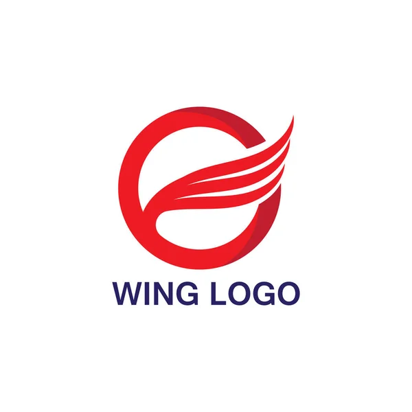 Logo Skrzydła Wektor Symbolu — Wektor stockowy