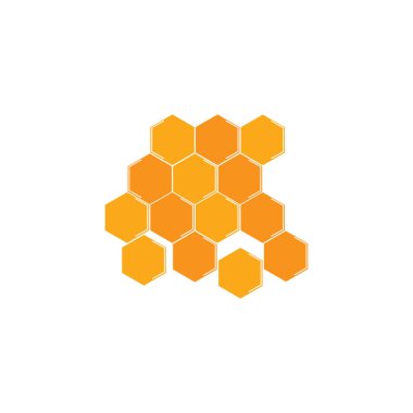 Bal tarağı logo vektör konsept tasarımı