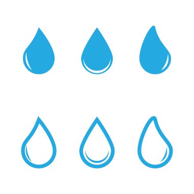 su damlası Logo Şablonu vektör çizimi tasarımı