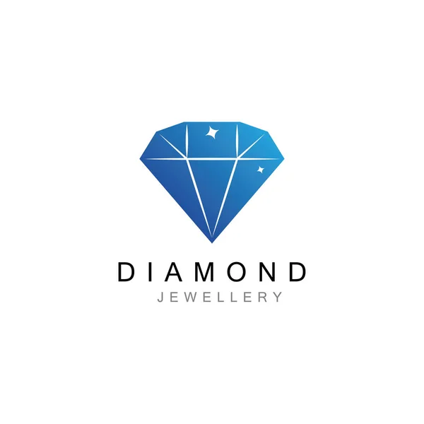 Plantilla Vectorial Diseño Logotipo Joyería Diamante — Archivo Imágenes Vectoriales