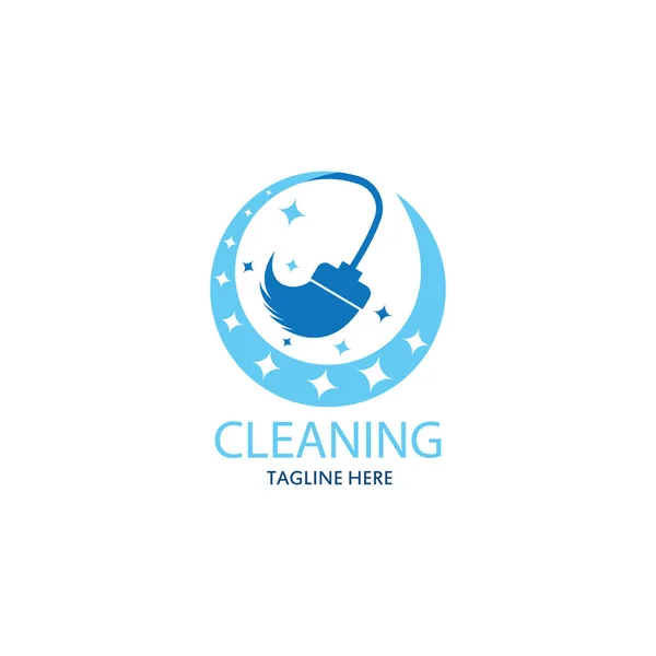 Cleaning Logo Symbol Illustration Vector Template — Stock Vector