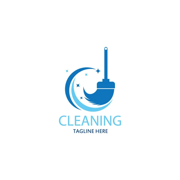 Cleaning Logo Symbol Illustration Vector Template — Stock Vector