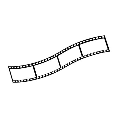 Film Strip Logo Şablonu vektör çizimi tasarımı