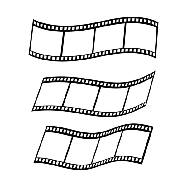 Bande Film Logo Modèle Vectoriel Illustration Design — Image vectorielle