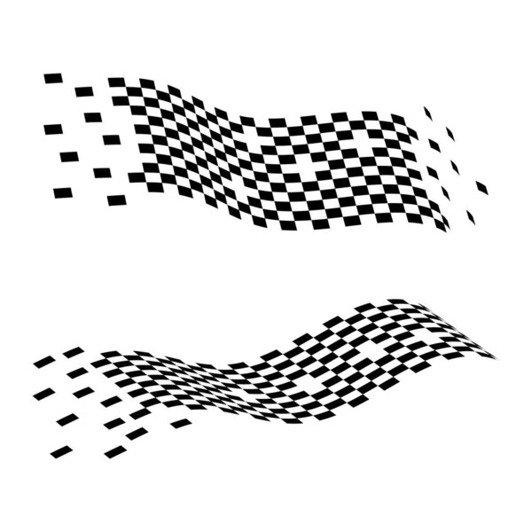  Reace flag icon simple design race flag logo template