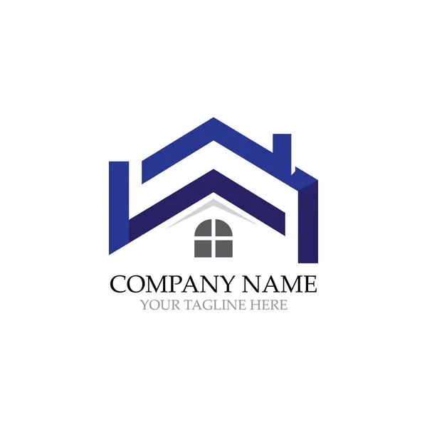 Home Logos Template Symbols Vector — Stock Vector