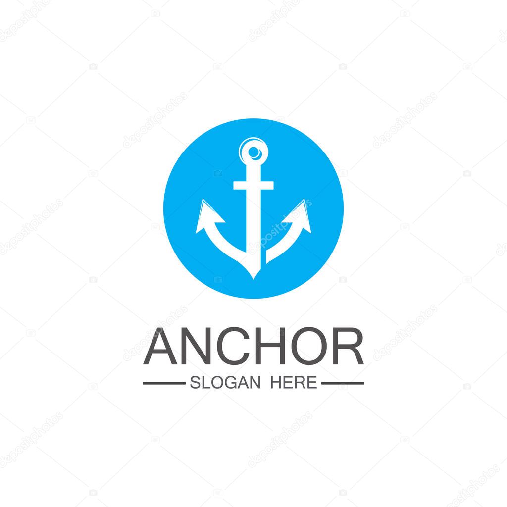 Anchor Logo Template vector symbol design