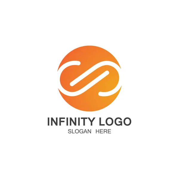 Icône Vectorielle Modèle Logos Infinity — Image vectorielle