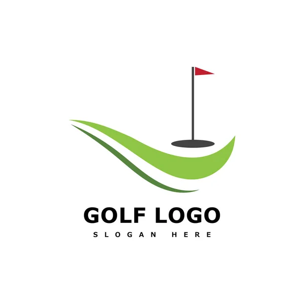 Дизайн Векторной Иллюстрации Логотипа Golf Template — стоковый вектор