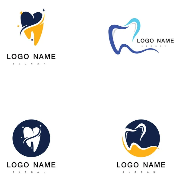 M歯科ロゴとシンボルベクトル — ストックベクタ