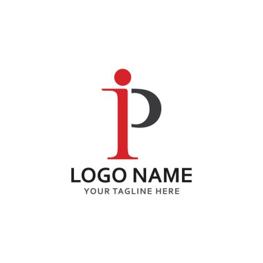 p insanlar logosu ve sembol vektör simgesi