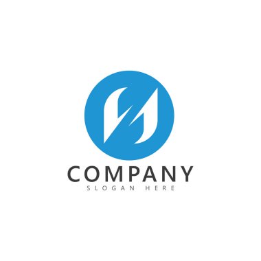 h logo tasarımı ve şablonu