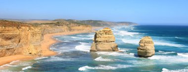 Panorama with the Two Apostles on the Great Ocean Road clipart