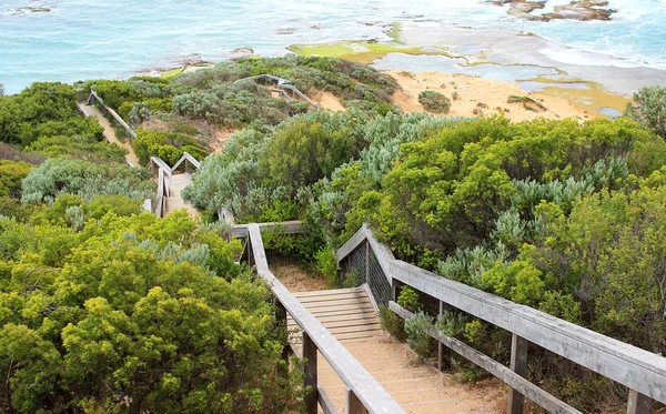 Escaleras desde Coppins Lookout, Sorrento, Australia — Foto de Stock