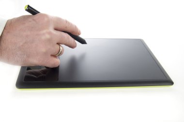 İnsan eli çizim elektronik Tablet
