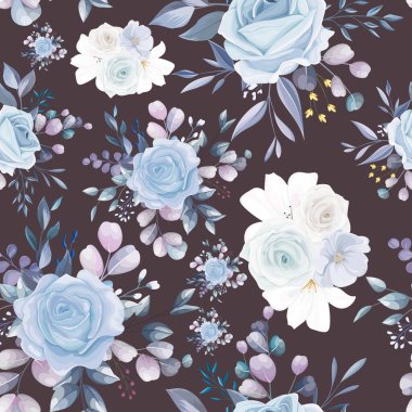 Kusursuz desen Güzel çiçek ve tasarım bırakır