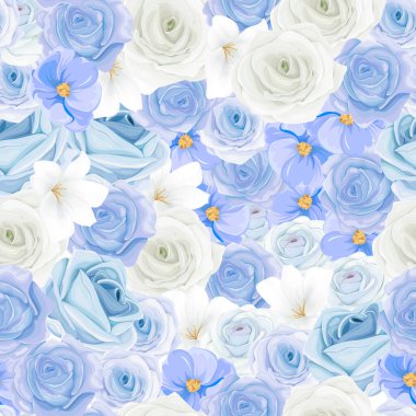 Kusursuz desenli güzel çiçekli