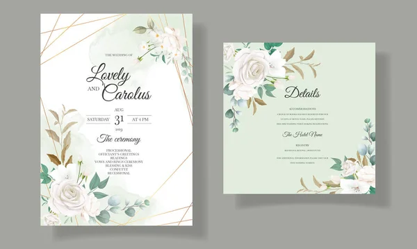 Güzel bir çiçek ve düğün davetiyesi bırakıyor.