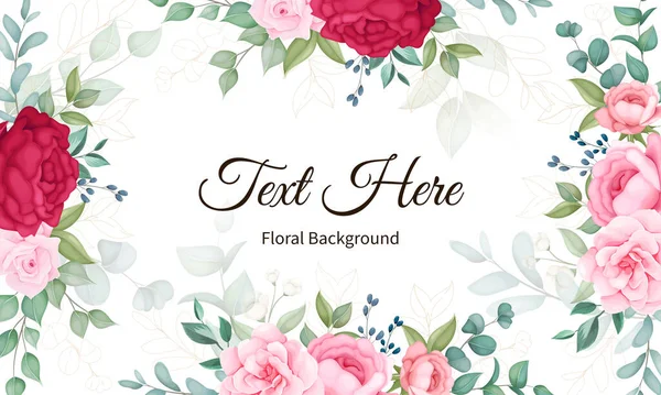 Çiçek açan güzel çiçekler ve yapraklar