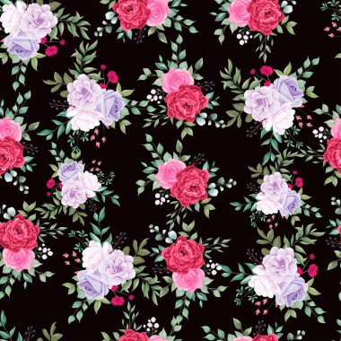 Kusursuz desenli güzel çiçek açan