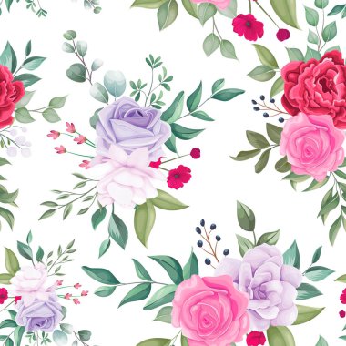 Kusursuz desenli güzel çiçek açan