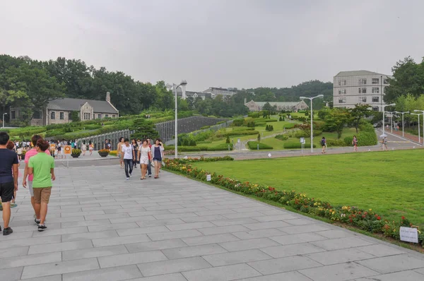 Seoul South Korea August 2012 Ewha Womans University View Campus Royalty Free Stock Photos