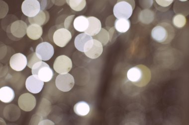 Bokeh resimde arka plan kopya alanı hafif lekeler yuvarlak büyük parlayan ile