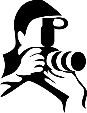 fotoğrafçı - vektör çizim