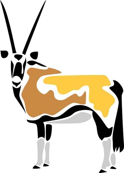 Oryx — Stockvektor