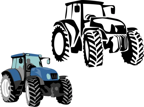 Tracteur — Image vectorielle