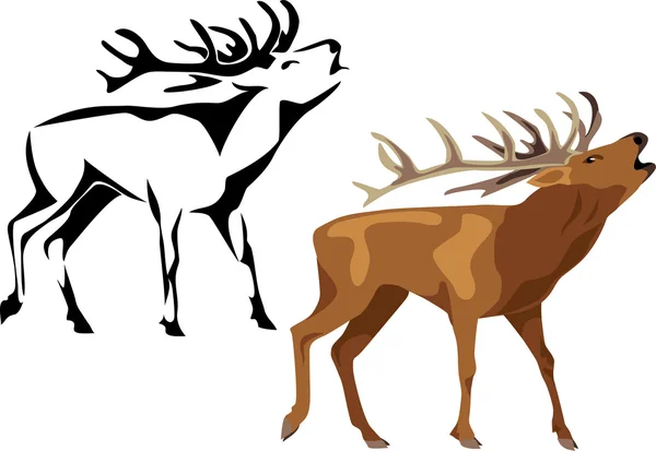 Deer — Stock Vector