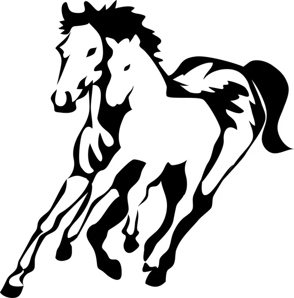 Caballo — Vector de stock