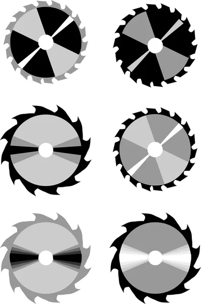 Circular saw blade — Stock Vector